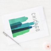 RECTANGULAIRE CHICAGO STICKER (Enveloppe)