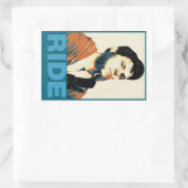 Rectangulaire Circuler à vélo MF - Sticker (Sac)