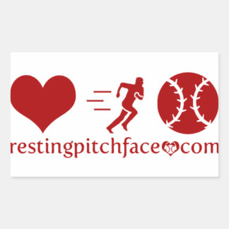 Rectangulaire Coeur, Hustle, Sticker HBP