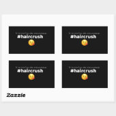 Rectangulaire #coiffure Sticker 2 (Feuille)