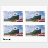 Rectangulaire Col James M. Scolmaker sticker (Feuille)