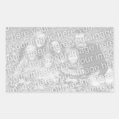Rectangulaire Créez votre propre Sticker photo Rectangle (Devant)