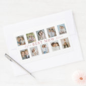 Rectangulaire Custom Best Mom Sticker | Mother's Day Gift (Enveloppe)