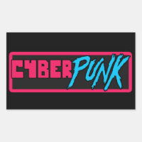 'Cyberpunk' - Sticker brillant
