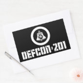 Rectangulaire DEFCON 201 — Sticker Set non membre (Enveloppe)