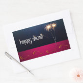 Rectangulaire Diwali - Sticker (Enveloppe)