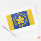 Rectangulaire Drapeau de Hamilton (Ontario) Sticker rectangulair (Enveloppe)