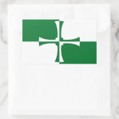 Rectangulaire Drapeau de Kirkcudbrightshire Sticker rectangulair (Sac)