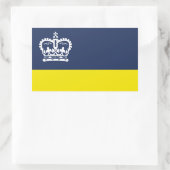 Rectangulaire Drapeau de Regina (Saskatchewan) Sticker (Sac)