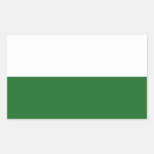 Rectangulaire Drapeau de Saxony Rectangular Sticker (Devant)