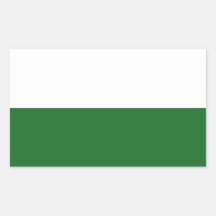 Rectangulaire Drapeau de Saxony Rectangular Sticker