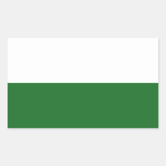Rectangulaire Drapeau de Saxony Rectangular Sticker (Devant)