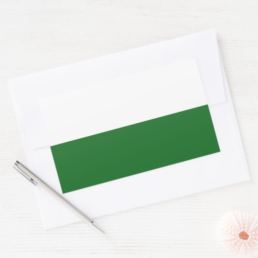 Rectangulaire Drapeau de Saxony Rectangular Sticker (Enveloppe)