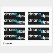 Rectangulaire Drone Alps Sticker Pack (Feuille)