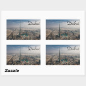 Rectangulaire Dubai sticker Burj Khalifa (Feuille)