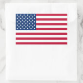 Rectangulaire États-Unis d'Amérique Sticker Drapeau américain (Sac)