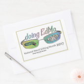 Rectangulaire faire EdMo sticker (Enveloppe)