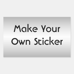 Rectangulaire Faites votre propre Sticker
