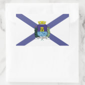 Rectangulaire Fortaleza, drapeau de la ville brésilienne Sticker (Sac)
