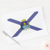 Rectangulaire Fortaleza, drapeau de la ville brésilienne Sticker (Enveloppe)