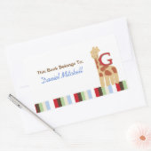 Rectangulaire G pour Sticker pour plaque de soupe Alphabet Giraf (Enveloppe)