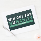 Rectangulaire Gagnez un Sticker pour l'humanité | Université Ant (Enveloppe)