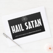 Rectangulaire Hail Satan Rectangle sticker (Enveloppe)