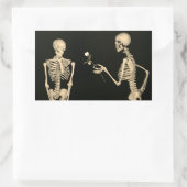 Rectangulaire HALLOWEEN DAY OF THE DEAD SKELETON Sticker (Sac)