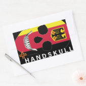 Rectangulaire HANDSKULL Allemagne - Sticker (Enveloppe)