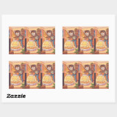 Rectangulaire Hatch Day Hype Sticker – Chicken Lover Gift  (Feuille)