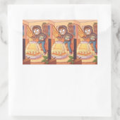 Rectangulaire Hatch Day Hype Sticker – Chicken Lover Gift  (Sac)