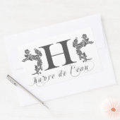 Rectangulaire Haverleau : Sticker Rectangle (Enveloppe)