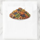 Rectangulaire Healthy Mixed Dry Fruits and Nuts Sticker (Sac)