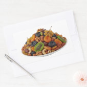 Rectangulaire Healthy Mixed Dry Fruits and Nuts Sticker (Enveloppe)