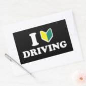 Rectangulaire I Wakaba [Coeur/Amour] Conduite Sticker Rectangula (Enveloppe)