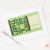 Rectangulaire Il y a un Sticker à huile (Enveloppe)