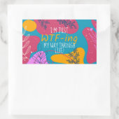 Rectangulaire I'm Just... Sticker (Sac)