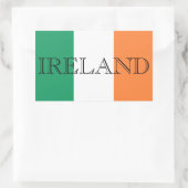 Rectangulaire Irish Flag Ireland Lettres Sticker arc (Sac)