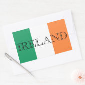 Rectangulaire Irish Flag Ireland Lettres Sticker arc (Enveloppe)