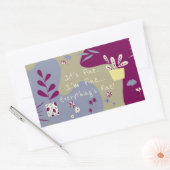 Rectangulaire It's Fine... Sticker (Enveloppe)
