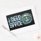 Rectangulaire J'Ai Besoin D'Un Sticker Space (Enveloppe)