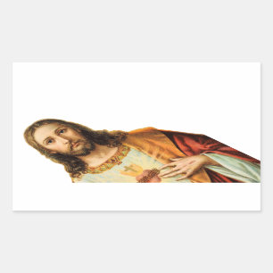 RECTANGULAIRE J'AI VU CE JÉSUS STICKER