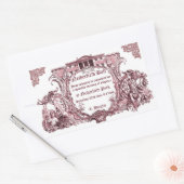 Rectangulaire Jane Austen : Sticker à billes de Netherfield (Enveloppe)