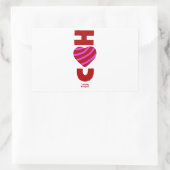 Rectangulaire Je T'Aime Sticker Rectangle (Sac)