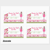 Rectangulaire Joli Sticker personnalisé pour entreprise (Feuille)