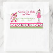 Rectangulaire Joli Sticker personnalisé pour entreprise (Sac)