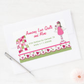 Rectangulaire Joli Sticker personnalisé pour entreprise (Enveloppe)