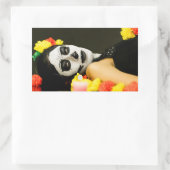 Rectangulaire JOUR DU Sticker RECTANGLE MORT/HALLOWEEN (Sac)