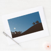 Rectangulaire Les Hommes Sages Lui Demandent Sticker Rectangle D (Enveloppe)