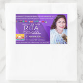 Rectangulaire Live On Air Avec Sticker Rita (Sac)